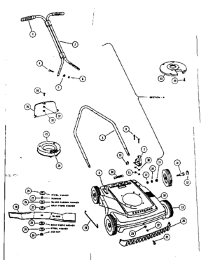 Replacement Parts Diagram and Parts List for 13181187  Craftsman Lawn Mower