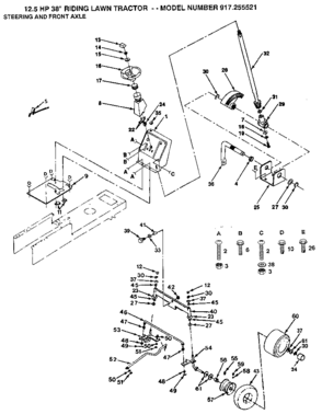 Part Location Diagram of 123042X Craftsman Dash