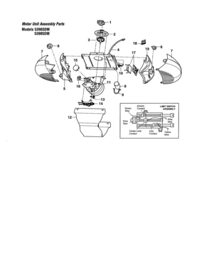 Part Location Diagram of 41D178-1 Craftsman Garage door opener end panel