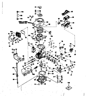 Part Location Diagram of 752289C Tecumseh ENGINE VC