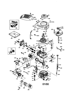 Part Location Diagram of 36200A Craftsman Governor link