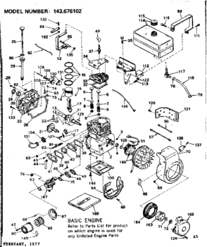 Part Location Diagram of 610984 Craftsman Magneto