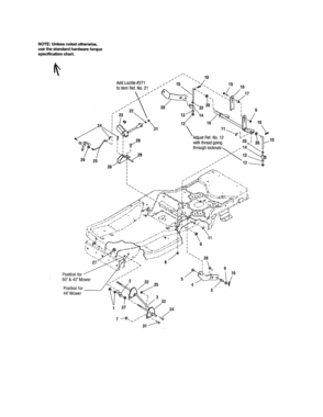 Lift Diagram and Parts List for 10727788  Craftsman Engine