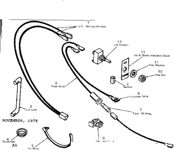 Part Location Diagram of 23907 Craftsman Control bracket