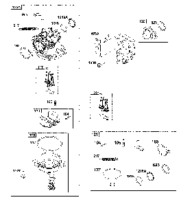 Carburetor Diagram and Parts List for CMXGWAS021022  Craftsman Pressure Washer