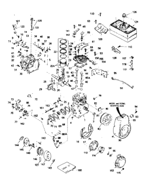 Solid State Ignition Diagram and Parts List for 143756152  Craftsman Engine