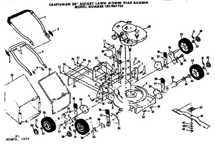 Part Location Diagram of 75698 Craftsman Bracket