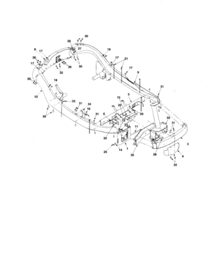 Frame/cam Bracket Diagram and Parts List for 247270190  Craftsman Engine