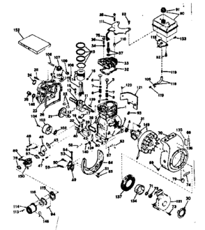 Part Location Diagram of 33282 Craftsman Control assembly