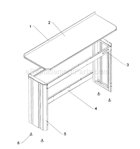 Part Location Diagram of M15865 Craftsman Nameplate