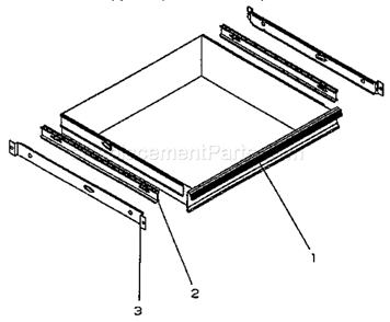 Unit Parts Diagram and Parts List for 706103410  Craftsman Workbench