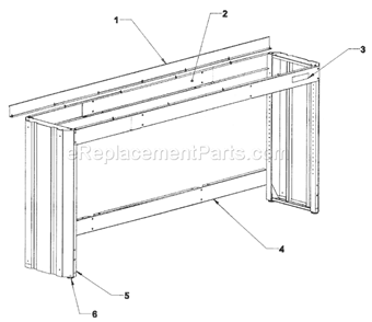 Workbench Diagram and Parts List for 706149400  Craftsman Workbench
