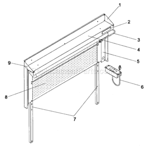 Part Location Diagram of F1493 Craftsman Inst. Sheet