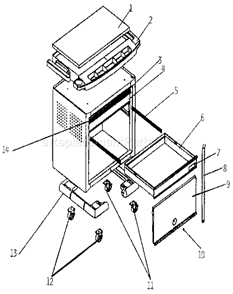 Part Location Diagram of M1133A2 Craftsman Drwr Rivet