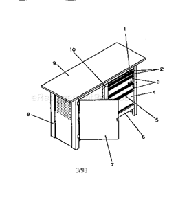 Part Location Diagram of M12925 Craftsman Nameplate