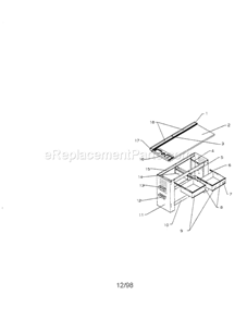 Part Location Diagram of 27218 Craftsman Parts Bin