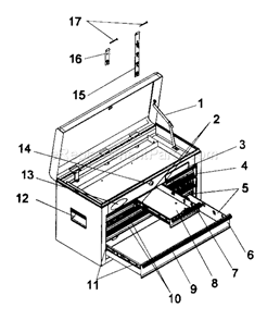 Part Location Diagram of M1495 Craftsman Pin