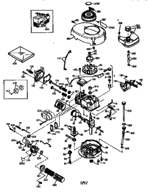 Engine (71/143) 143.975024 Diagram and Parts List for 143975024  Craftsman Engine