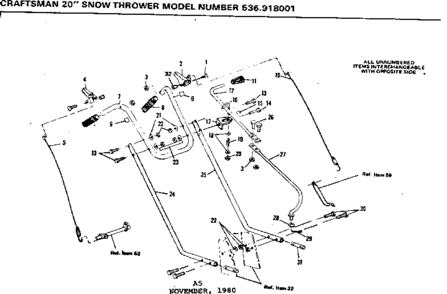Part Location Diagram of 51205 Craftsman Handle Slug