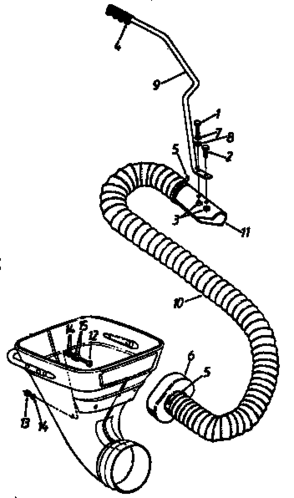Vacuum Hose Kit Diagram and Parts List for 247856490  Craftsman Filters & Accessories