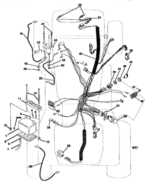 Part Location Diagram of 144927 Craftsman Wet Battery