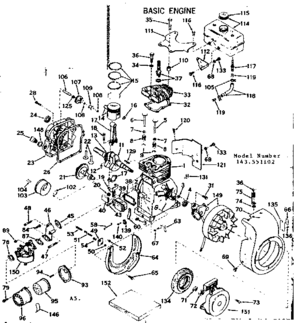 Part Location Diagram of 59374 Dynabrade HOUSING