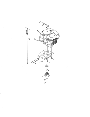 Part Location Diagram of 731-01682A Craftsman Oil drain sleeve