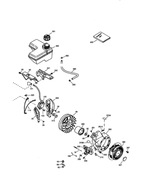 Page 1 Diagram and Parts List for 143986501  Craftsman Engine