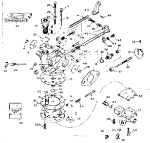 Part Location Diagram of 630242 Craftsman Throttle shutter
