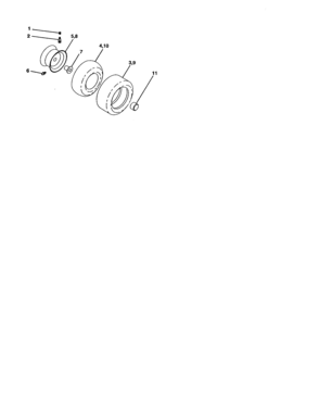 Wheels And Tires Diagram and Parts List for 917277150  Craftsman Lawn Tractor