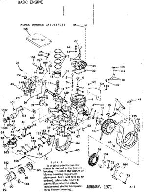 Part Location Diagram of 631626 Craftsman Svc. carb