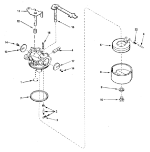 Replacement Parts Diagram and Parts List for 143632537  Craftsman Lawn Mower