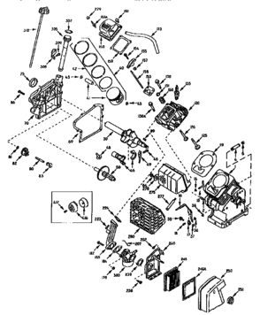 4 Cycle Engine Div 71/143 Diagram and Parts List for 143965009  Craftsman Engine