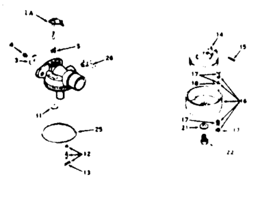 Carburetor No. 631693 Diagram and Parts List for 143235022  Craftsman Engine