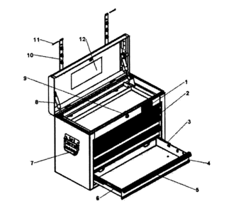 Part Location Diagram of F1931 Craftsman Instruction sheet