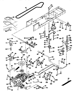 Part Location Diagram of 161588 Craftsman V-Belt.Groun