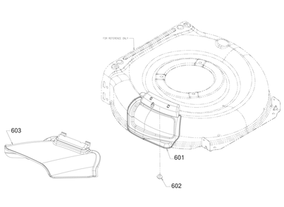 Part Location Diagram of 731-17151B MTD FRONT COVER-CRAFTS