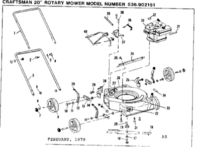 Part Location Diagram of 14487 Craftsman Engine