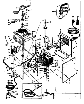 Unit Diagram and Parts List for 113202450  Craftsman Welder