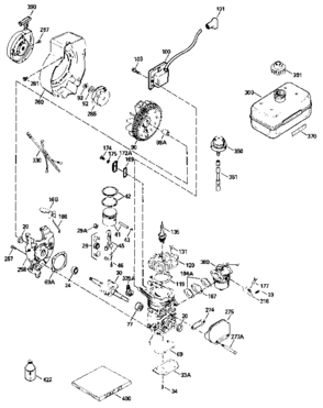 Part Location Diagram of 611164 Craftsman Lawn mower wire harness