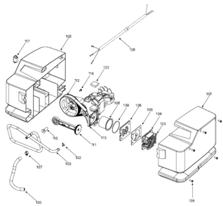 PUMP Diagram and Parts List for 919-72755 Type 0 Craftsman Compressor