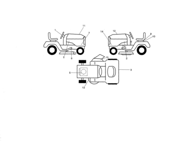 Decals Diagram and Parts List for 917250811  Craftsman Lawn Tractor