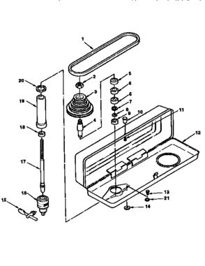 Part Location Diagram of 817413 Craftsman Gasket Guill