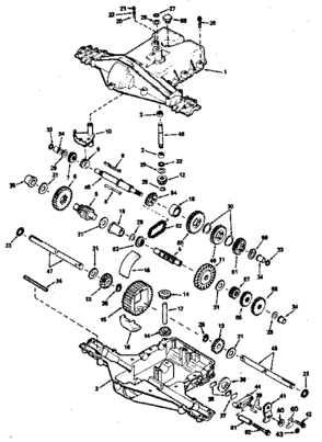 Replacement Parts Diagram and Parts List for 143900-002A  Craftsman Lawn Tractor
