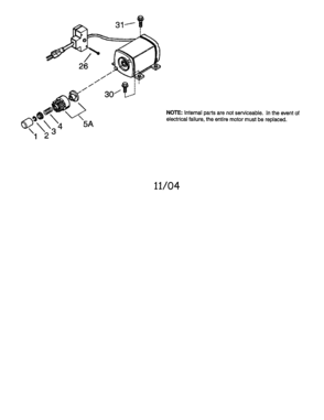 Electric Starter Diagram and Parts List for 14337102  Craftsman Lawn Mower
