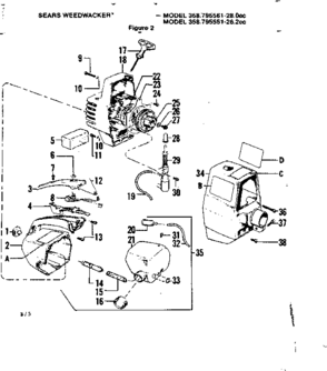 Part Location Diagram of 15563 Craftsman Screw