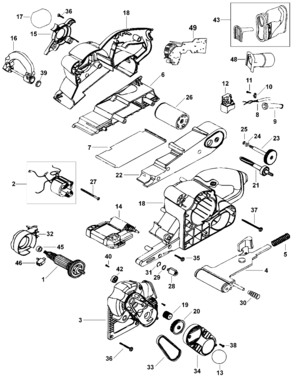 Default Diagram and Parts List for 11722 Type 2 Craftsman 