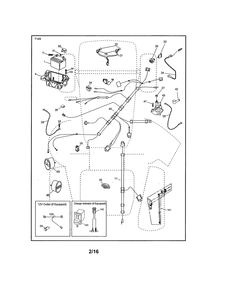 Electrical Diagram and Parts List for 917986440  Craftsman Lawn Tractor
