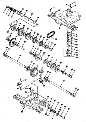 Part Location Diagram of 106094X Craftsman Shaft kit