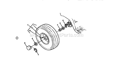 Part Location Diagram of 24H1398 Craftsman Washer